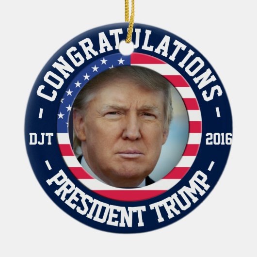 De verkiezing van Donald Won! Het Ornament van de (Voorkant)