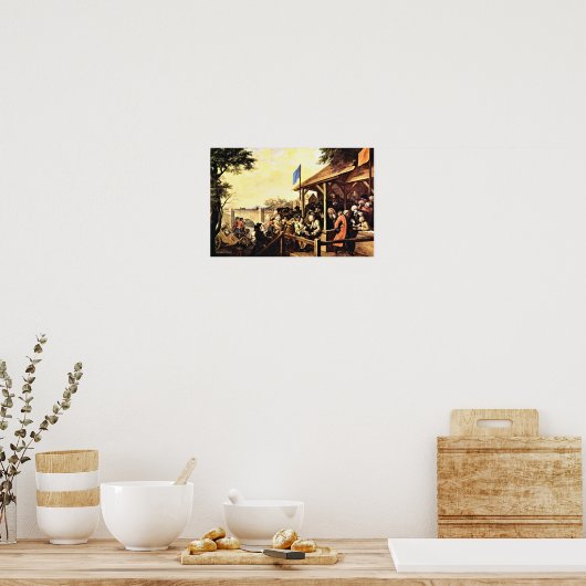 De verkiezingen, Engels, "Humor of a elecection" Poster (Keuken)