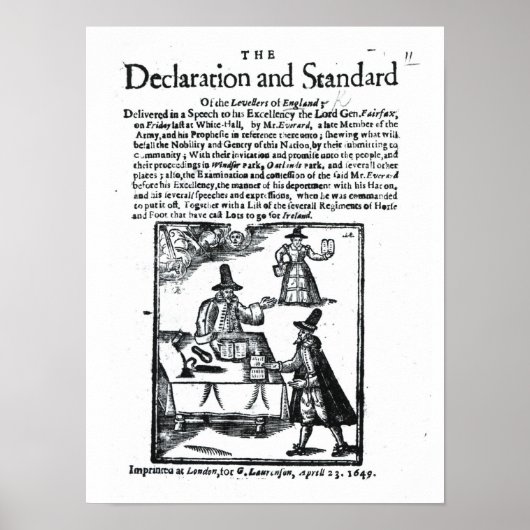 De verklaring en de norm van de Levelers Poster (Voorkant)