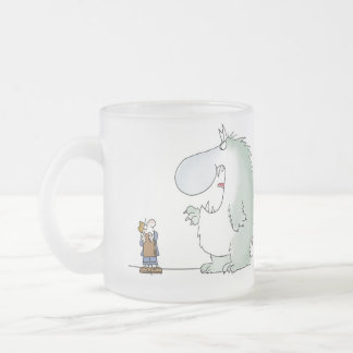 De verkoop begint wanneer de klant nee zegt matglas koffiemok