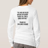 De verkoop is mij grappig komen vallen t-shirt (Achterkant)
