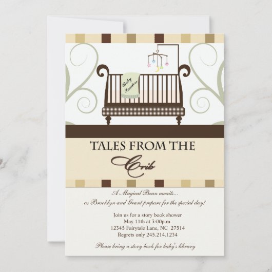 De verkoop van de Uitnodiging van de Schoeisel van (Voorkant)