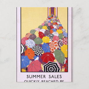 De verkoop van de zomer bereikte snel Underground Briefkaart