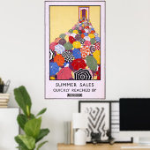 De verkoop van de zomer bereikte snel Underground Poster (Thuiskantoor)