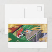 De verkoop van Genji, Tawaraya Sotatsu Briefkaart (Voorkant / Achterkant)