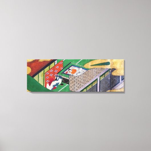 De verkoop van Genji, Tawaraya Sotatsu Canvas Afdruk (Voorkant)