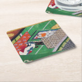 De verkoop van Genji, Tawaraya Sotatsu Kartonnen Onderzetters (Schuin)