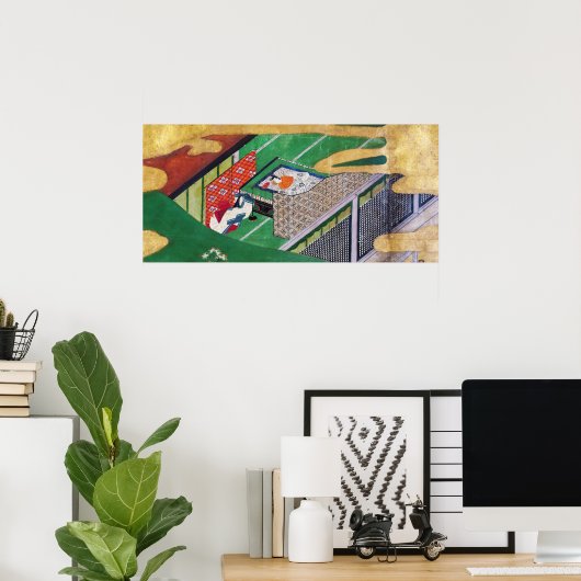 De verkoop van Genji, Tawaraya Sotatsu Poster (Thuiskantoor)