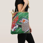 De verkoop van Genji, Tawaraya Sotatsu Tote Bag (Dichtbij)