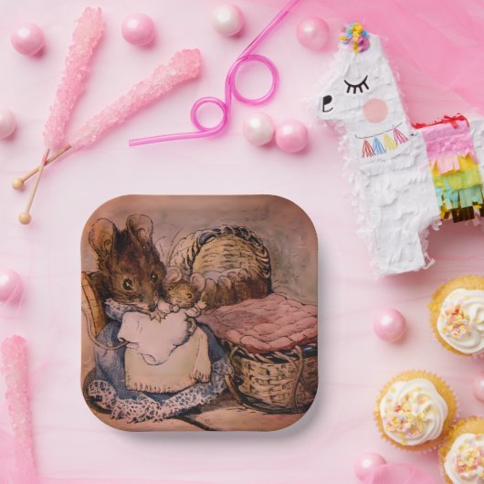 De verkoop van twee slechte muizen, papieren Borde Papieren Bordje (Feest)