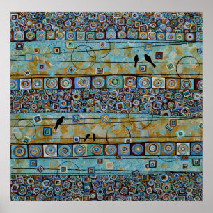 De verkoop van Two Cities - Vogel op een Poster va