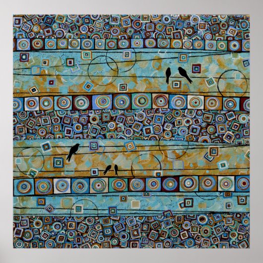 De verkoop van Two Cities - Vogel op een Poster va (Voorkant)