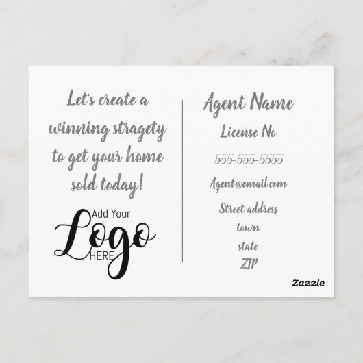 de verkoopkaart van llama veel verkoop van onroere briefkaart (Achterkant)