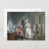 De verkoper van de Mode Briefkaart (Voorkant / Achterkant)