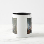 De verkoper van de Mode Mok (Midden)