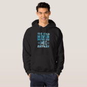 De verkoudheid heeft me toch nooit lastig gevallen hoodie (Voorkant volledig)