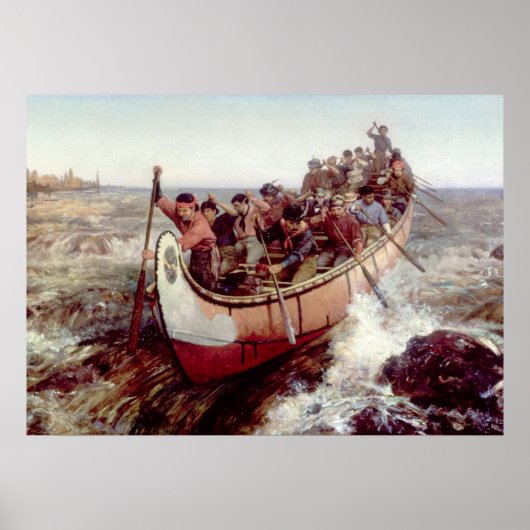 De verkrachters afschieten, 1879 van Frances Anne  Poster (Voorkant)