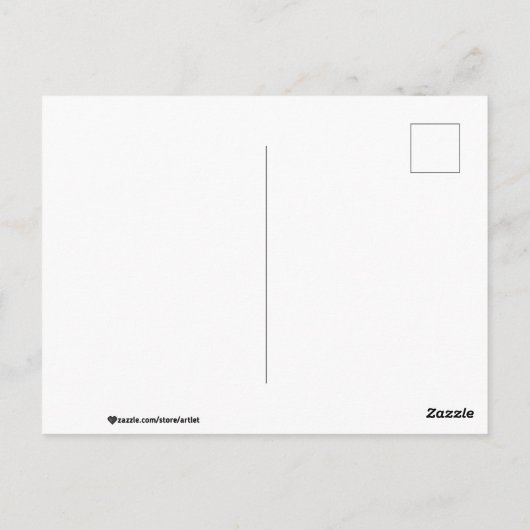 De verkrachters afschieten briefkaart (Achterkant)