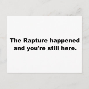 De verkrachting gebeurde en je bent er nog steeds. briefkaart