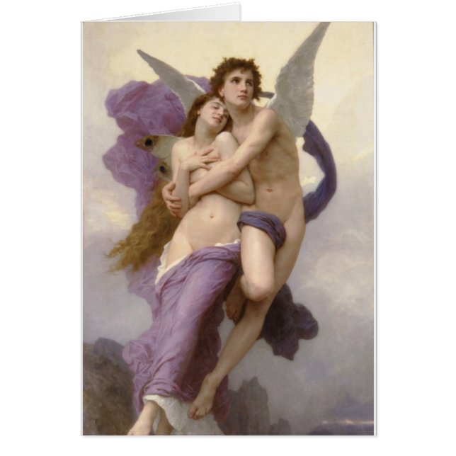 De verkrachting van Psyche door William Bouguereau (Voorkant)
