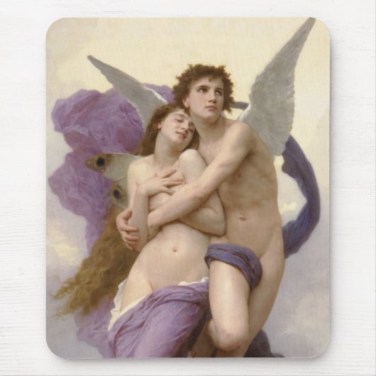De verkrachting van Psyche door William Bouguereau Muismat (Voorkant)