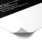 De verkrachtingsreflectie van profectie poster (Hoek)