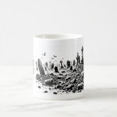 De verlaten begraafplaatsen koffiemok (Center)