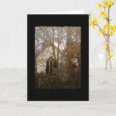 De verlaten kerk kaart (Gele Bloem)