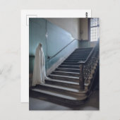 De verlaten trap spook briefkaart (Voorkant / Achterkant)