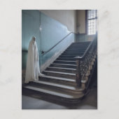 De verlaten trap spook briefkaart (Voorkant)