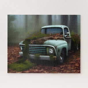 De Verlaten Vrachtwagen Digitale Kunst Legpuzzel