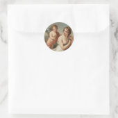 De verleiding van Eros Ronde Sticker (Tas)
