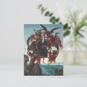 De verleiding van Sint Antonius door Michelangelo Briefkaart (Staand voorkant)