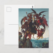 De verleiding van Sint Antonius door Michelangelo Briefkaart (Voorkant / Achterkant)