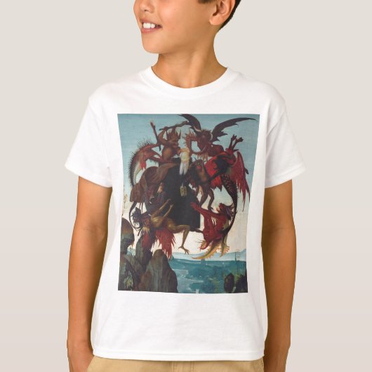De verleiding van Sint Antonius door Michelangelo T-shirt (Voorkant)