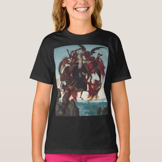 De verleiding van Sint Antonius door Michelangelo T-shirt (Voorkant)