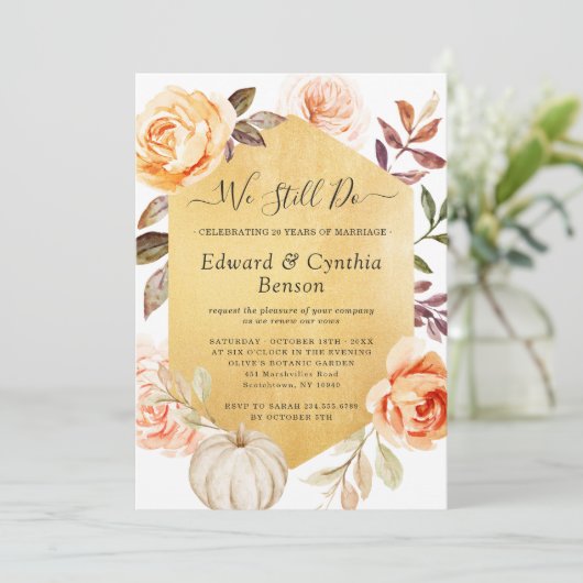 De verlenging van de herfst... we doen de herfst.. kaart (Staand voorkant)