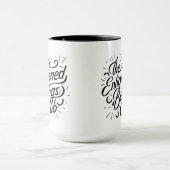 De Verlichte Wezens Club Grappig Mok (Midden)