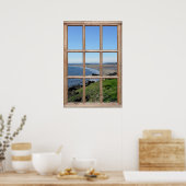 De Verlichting van het Uitzicht van het strand van Poster (Keuken)