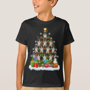 De Verlichting van Xmas die de Sinterrustige Colli T-shirt