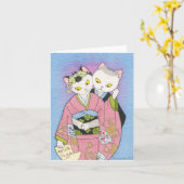 De verliefbriefkaart kaart (Gele Bloem)