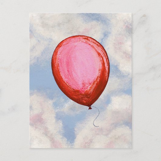 DE VERLOREN BALLOON ~ BRIEFKAART (Voorkant)