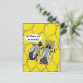 De verloren bijen, Humor Briefkaart (Staand voorkant)