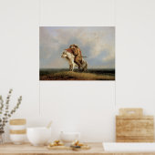 De verloren Greenhorn, verloren op de Prairie door Poster (Keuken)