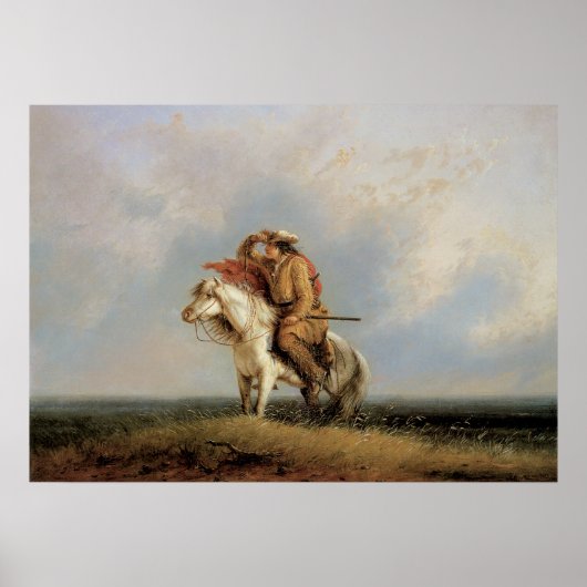 De verloren Greenhorn, verloren op de Prairie door Poster (Voorkant)