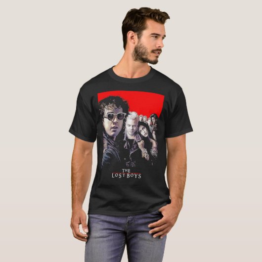 De verloren jongens (zwart) Klassieke T-shirt (Voorkant volledig)