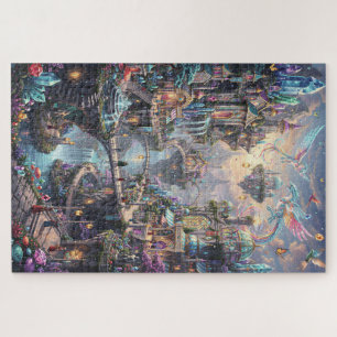 De Verloren Kristallen Koninkrijk Fantasie Kunst Legpuzzel