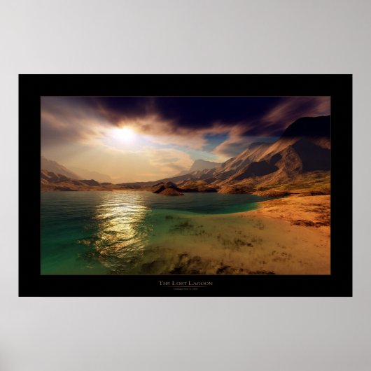 De verloren lagune poster (Voorkant)