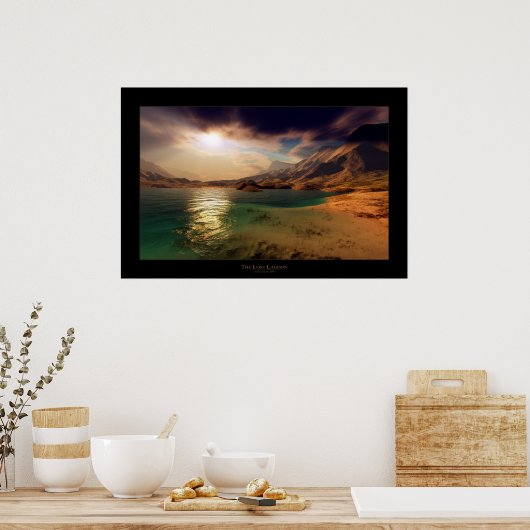 De verloren lagune poster (Keuken)