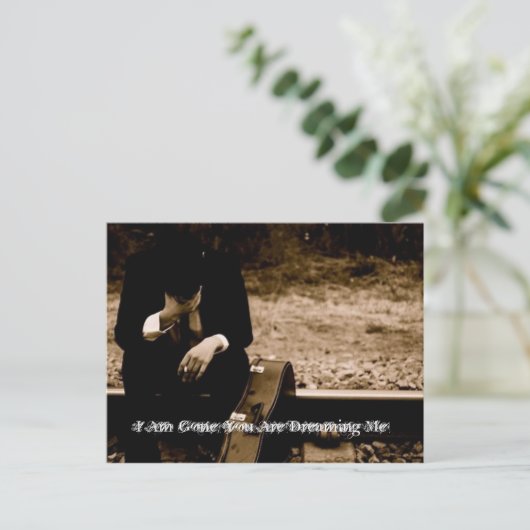 De verloren muzikant (briefkaart) briefkaart (Staand voorkant)